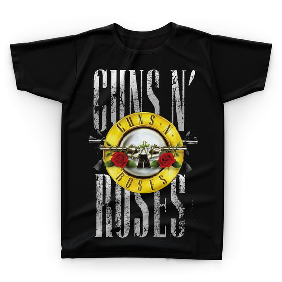 Camiseta Guns In Roses